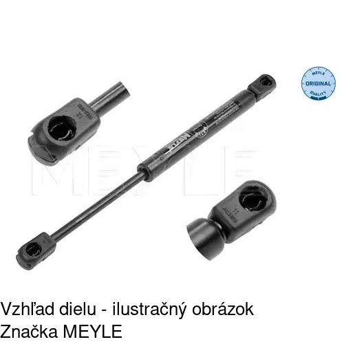 Plynová pružina 6730AB1 /POLCAR/ - obr. 2