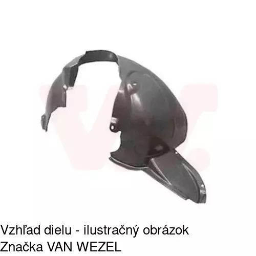 Podblatník (plast) 6732FP1T /POLCAR/ - obr. 3