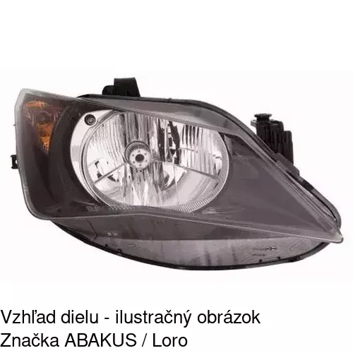Hlavný reflektor 67B1100E /POLCAR/ - obr. 4