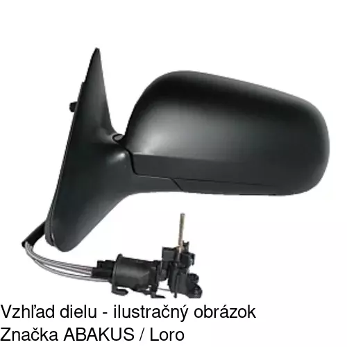 Vonkajšie zrkadlo 6920511M /POLCAR/ - obr. 2