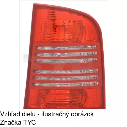 Zadné svetlo POLCAR 6920872C