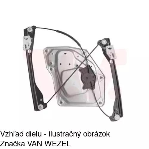 Mechanizmus sťahovania okna elektrický bez motora 6926PSG2 /POLCAR/ - obr. 4