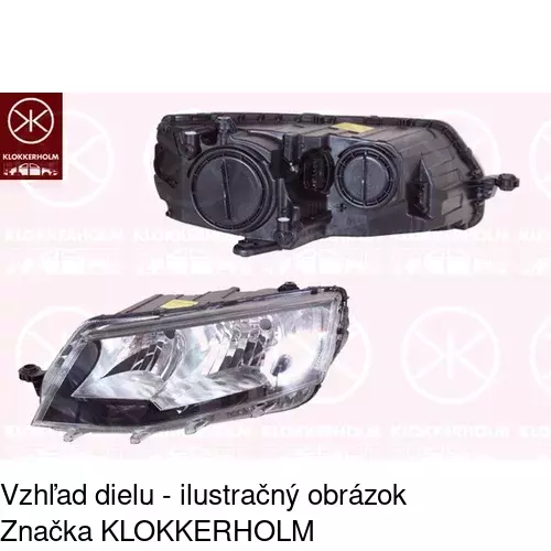 Hlavný reflektor 69C109-U /POLCAR/ - obr. 1