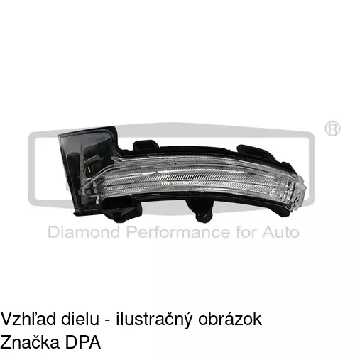 Vonkajšie zrkadlo 69C1516M /POLCAR/ - obr. 3