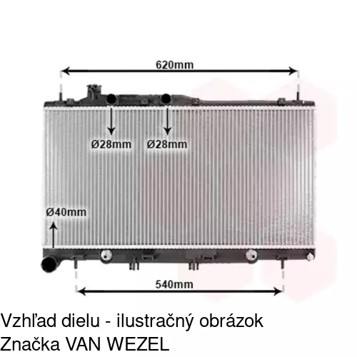 Chladiče vody POLCAR 7208081K