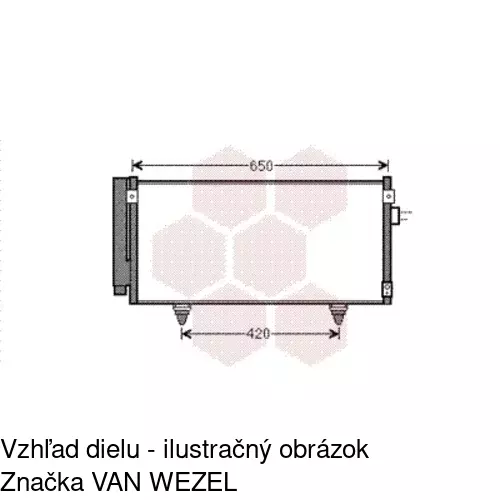 Chladiče klimatizácie 7242K81K /POLCAR/ - obr. 3