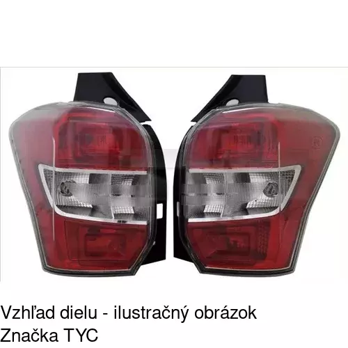 Zadné svetlo POLCAR 72X188-E