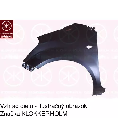 Predný blatník POLCAR 740601