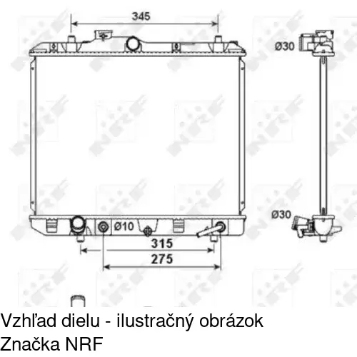Chladiče vody POLCAR 7406082K