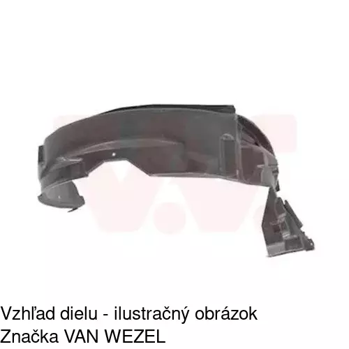 Podblatník (plast) 7406FL1T /POLCAR/ - obr. 2