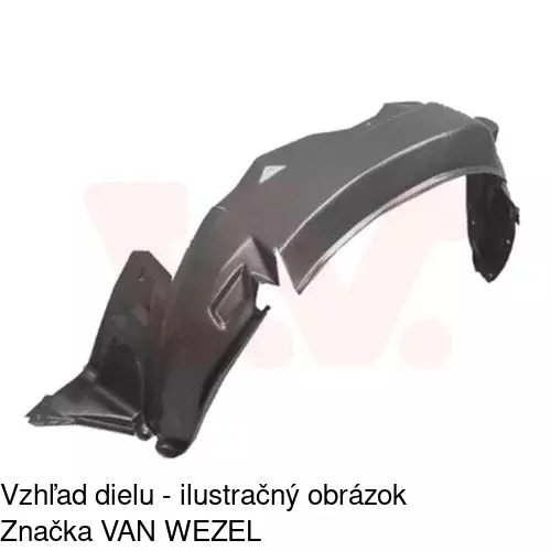 Podblatník (plast) 7406FL1T /POLCAR/ - obr. 3