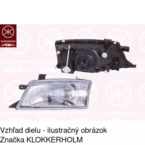 Hlavný reflektor 741209-E /POLCAR/