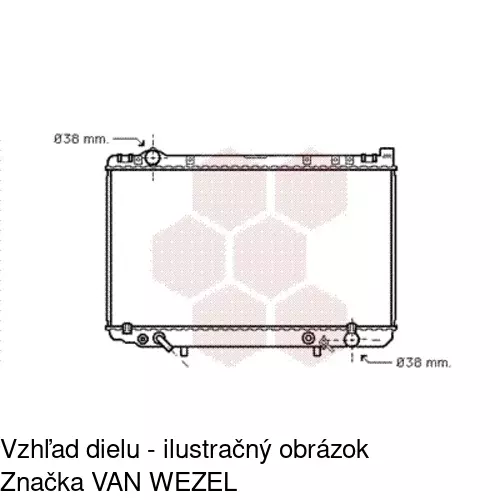 Chladiče vody POLCAR 804108-2
