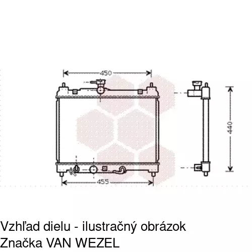 Chladiče vody 8103086K /POLCAR/ - obr. 1