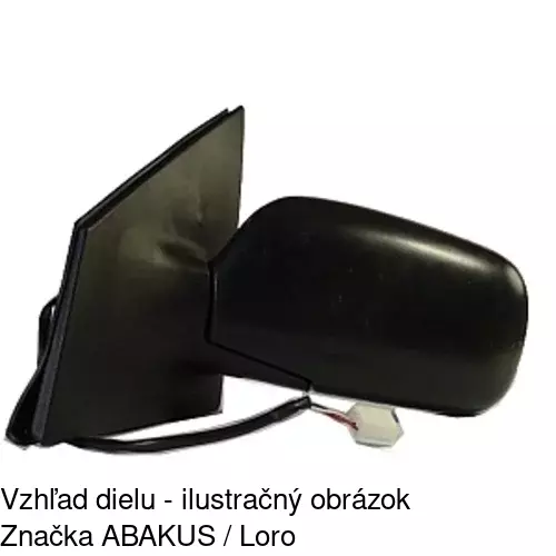 Vonkajšie zrkadlo 8104524M /POLCAR/ - obr. 4