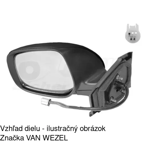 Vonkajšie zrkadlo 810551-E /POLCAR/ - obr. 4