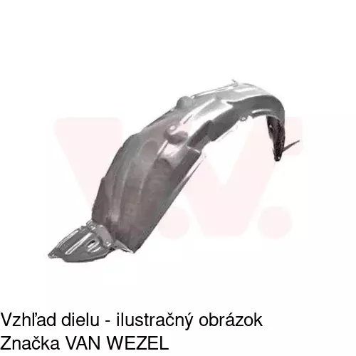 Podblatník (plast) 8105FL1Q /POLCAR/ - obr. 1