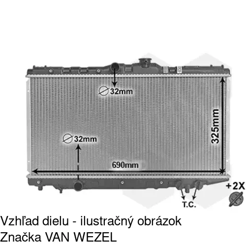 Chladiče vody 810908-2 /POLCAR/ - obr. 2