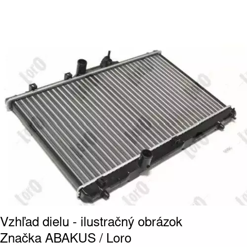 Chladiče vody 811008-1 /POLCAR/ - obr. 2