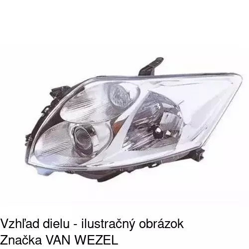 Hlavný reflektor 8116092E /POLCAR/ - obr. 4