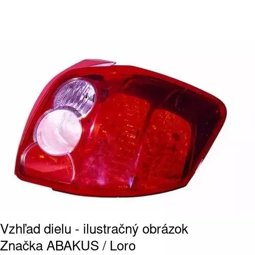 Zadné svetlo 8116881E /POLCAR/ - obr. 2