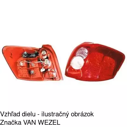 Zadné svetlo 8116881E /POLCAR/ - obr. 5