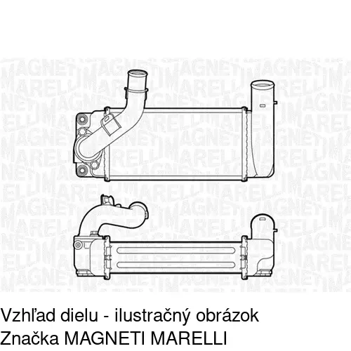 Chladiče vzduchu (Intercoolery) 8116J81X /POLCAR/ - obr. 1