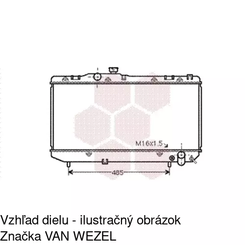 Chladiče vody 812108-2 /POLCAR/ - obr. 1
