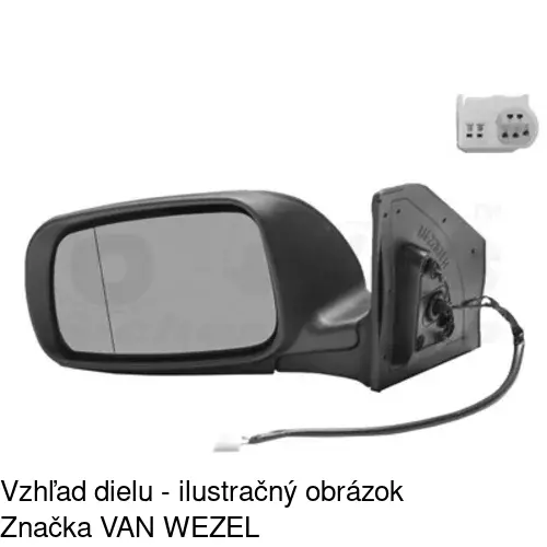 Vonkajšie zrkadlo 8125517E /POLCAR/ - obr. 4