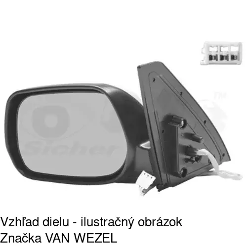 Vonkajšie zrkadlo 8146516M /POLCAR/ - obr. 1