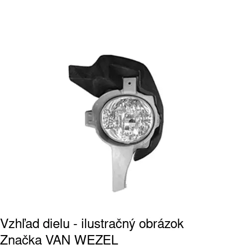 Hmlové svetlo - predné 814730-E /POLCAR/ - obr. 5