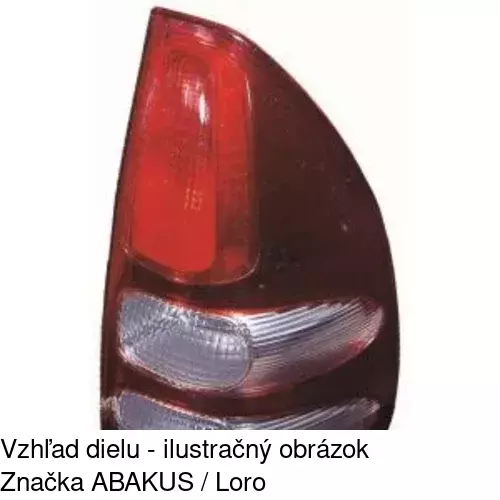 Zadné svetlo 817887-E /POLCAR/