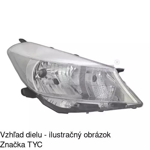 Hlavný reflektor 81B1091E /POLCAR/ - obr. 1