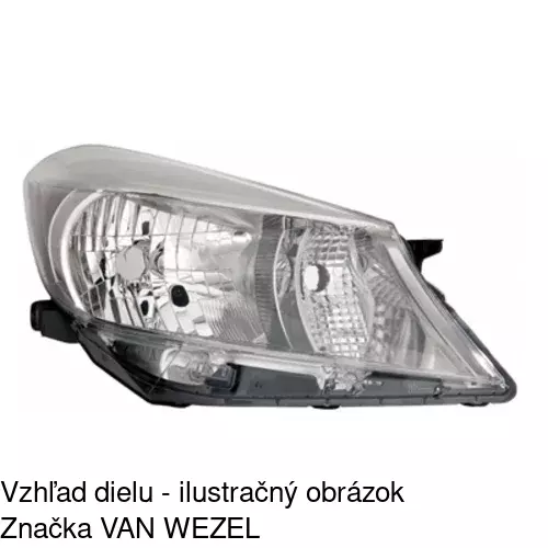 Hlavný reflektor 81B1100E /POLCAR/ - obr. 4