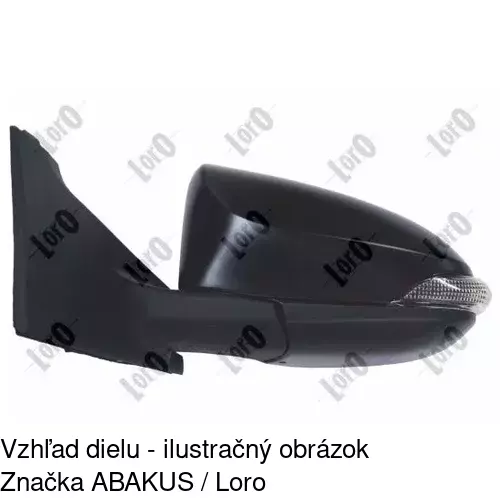 Vonkajšie zrkadlo 81B1515S /POLCAR/ - obr. 1