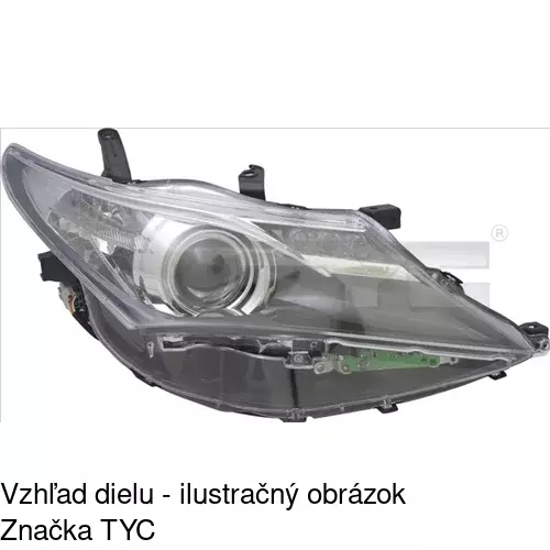 Hlavný reflektor POLCAR 81C309-E