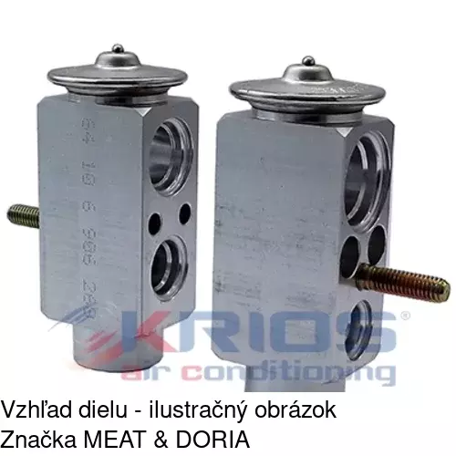 Expanzný ventil 8UW351234151 /POLCAR/ - obr. 1