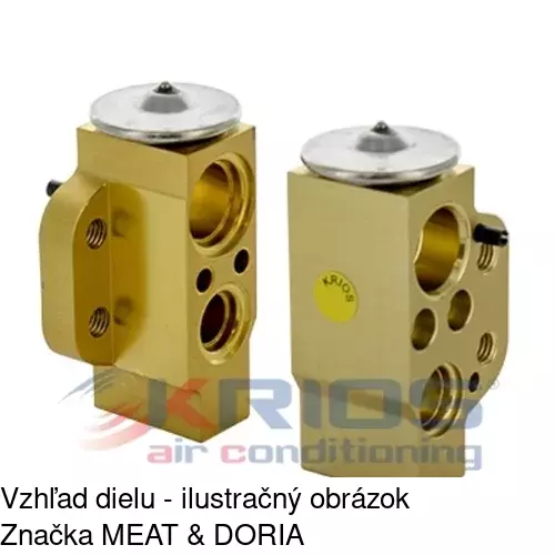 Expanzný ventil 8UW351234161 /POLCAR/ - obr. 3