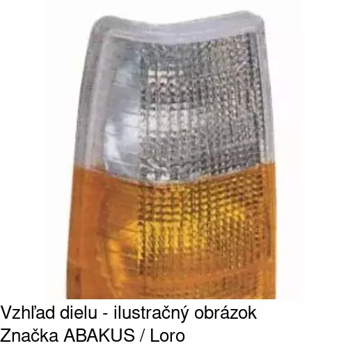Predná smerovka s obrysom 903120-E /POLCAR/ - obr. 4