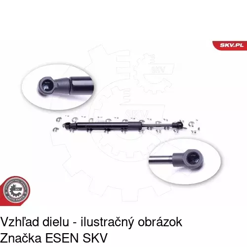 Plynová pružina 9060AB /POLCAR/ - obr. 2