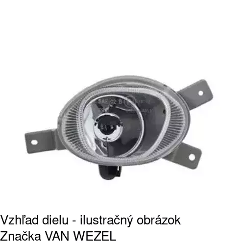 Hmlové svetlo - predné 9072300E /POLCAR/ - obr. 4