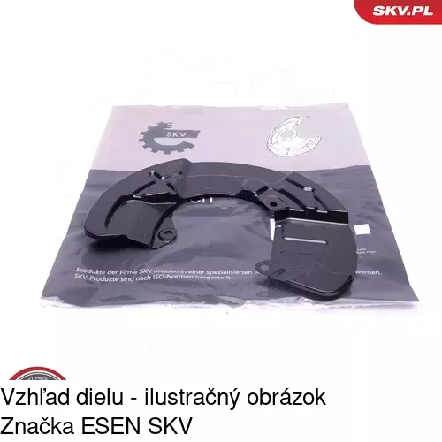 Brzdovy štít 9080OT-2 /POLCAR/ - obr. 3
