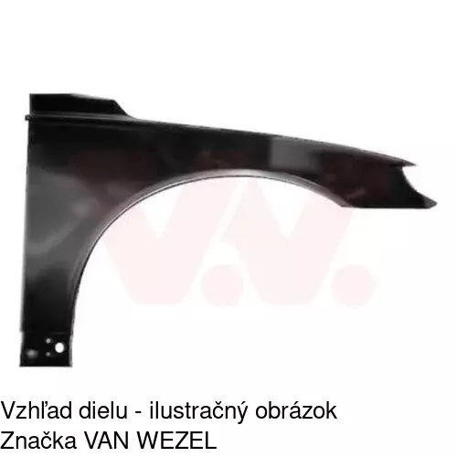 Predný blatník 908202 /POLCAR/ - obr. 2