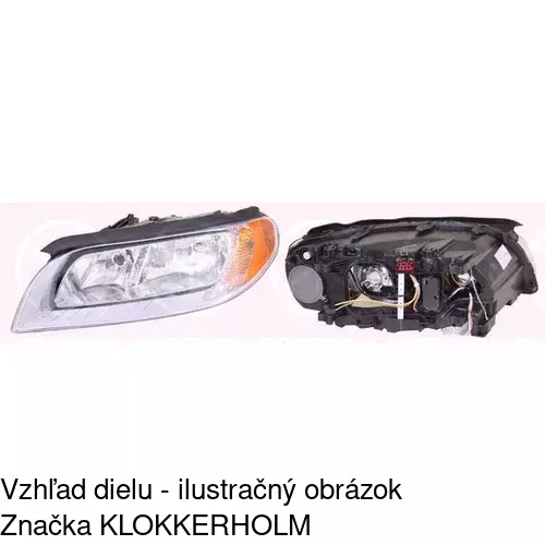 Hlavný reflektor 908210-E /POLCAR/ - obr. 1