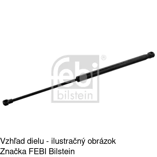 Plynová pružina 9090AB /POLCAR/ - obr. 2