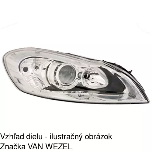 Hlavný reflektor 90R1101U /POLCAR/ - obr. 2