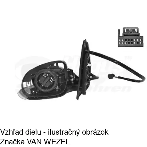 Vonkajšie zrkadlo 9513514M /POLCAR/ - obr. 3