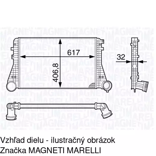 Chladiče vzduchu (Intercoolery) POLCAR 9513J82X