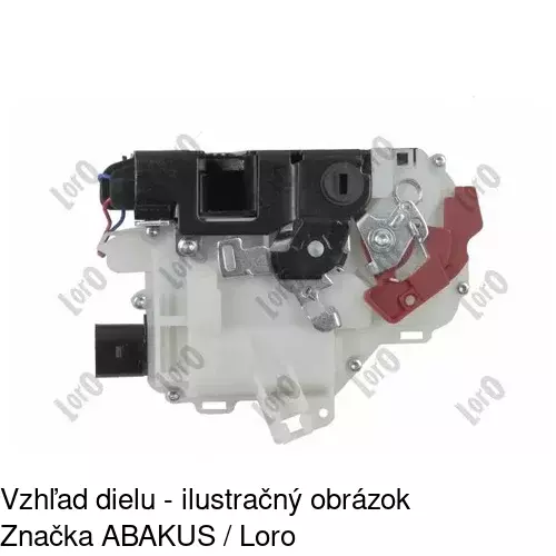 Vnútorná zámka dverí 9514ZC-3 /POLCAR/ - obr. 3