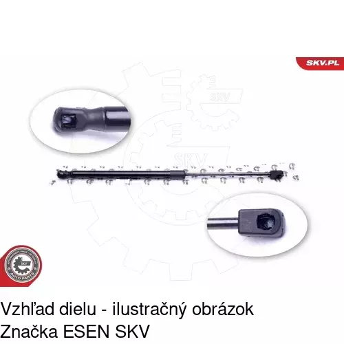 Plynová pružina 9515AB /POLCAR/ - obr. 3